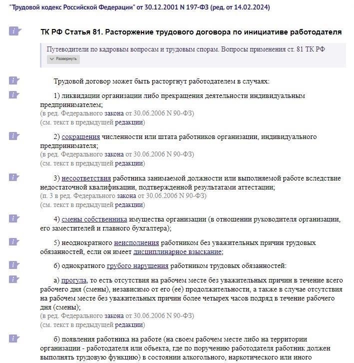 Что произойдет, если вы не завершите процесс увольнения?