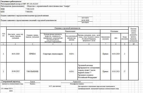 Как рассчитывается продолжительность работы по трудовой книжке