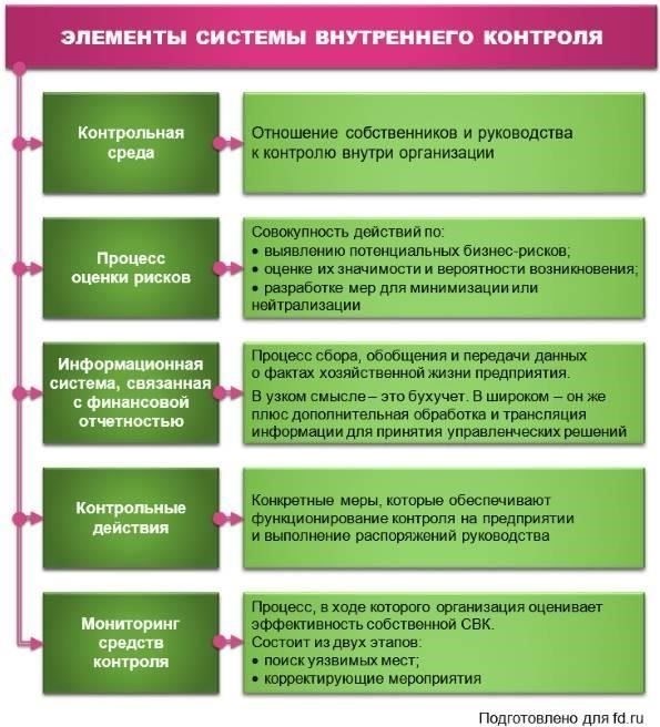 Организация систем внутреннего финансового контроля