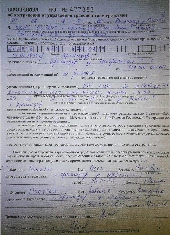 Процедура лишения прав на вождение: Что происходит во время отстранения?
