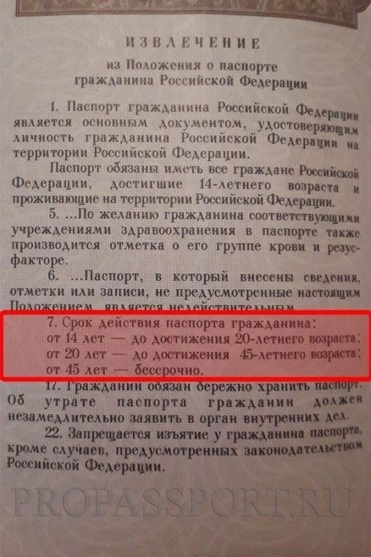 Требования к регистрации и сроки после получения паспорта