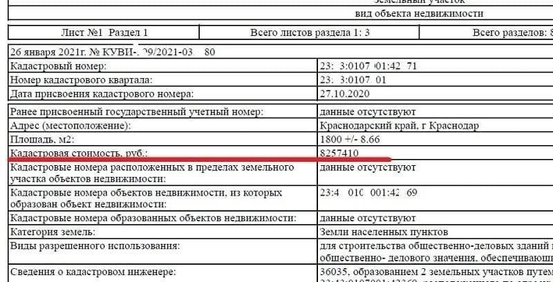 Затраты на приобретение земли у государства